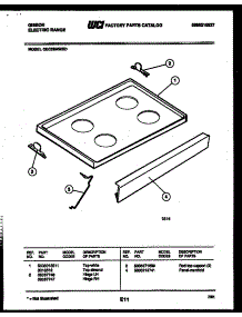 07 - Cooktop Parts parts for Frigidaire Range CEC2M4WXD from AppliancePartsPros.com