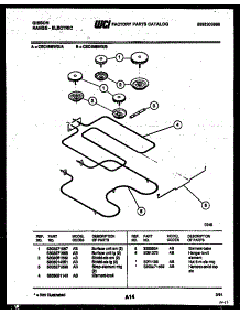 05 - Broiler Parts parts for Frigidaire Range CEC4M6WXA from AppliancePartsPros.com