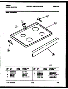 04 - Cooktop Parts parts for Frigidaire Range CEC4M6WXD from AppliancePartsPros.com