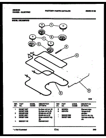 05 - Broiler Parts parts for Frigidaire Range CEC4M6WXD from AppliancePartsPros.com