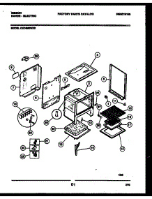 06 - Body Parts parts for Frigidaire Range CEC4M6WXD from AppliancePartsPros.com