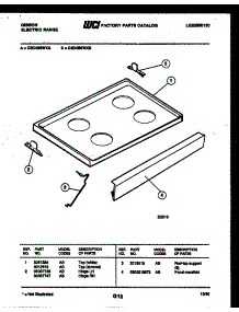 07 - Cooktop Parts parts for Frigidaire Range CEC4S6WXB from AppliancePartsPros.com