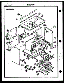11 - Body Parts parts for Frigidaire Range CEC1M2WSAA from AppliancePartsPros.com