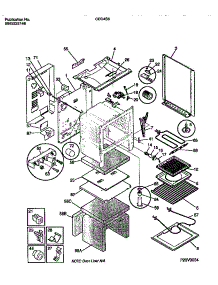 03 - Body parts for Frigidaire Range CEC4S6DXE from AppliancePartsPros.com
