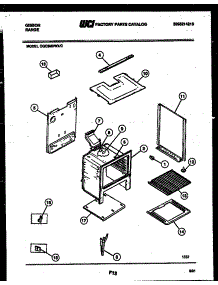 06 - Body Parts parts for Frigidaire Range CGC3M2WXC from AppliancePartsPros.com