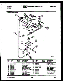 07 - Burner Parts parts for Frigidaire Range CGC3M2WXC from AppliancePartsPros.com
