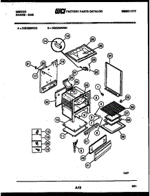 05 - Body Parts parts for Frigidaire Range CGC3S5WXD from AppliancePartsPros.com