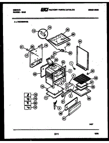 05 - Body Parts parts for Frigidaire Range CGC3S5WXE from AppliancePartsPros.com