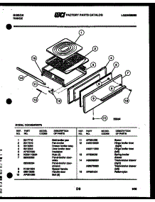 05 - Broiler Drawer Parts parts for Frigidaire Range CGC4M4WSTE from AppliancePartsPros.com
