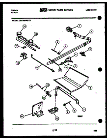 06 - Burner Parts parts for Frigidaire Range CGC4M4WSTE from AppliancePartsPros.com