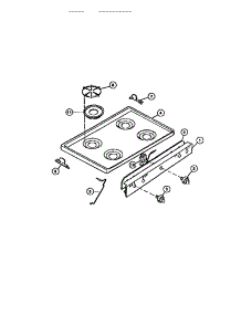 03 - Cooktop parts for Frigidaire Range CGC4M6DXC from AppliancePartsPros.com
