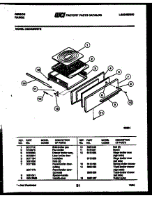 05 - Broiler Drawer Parts parts for Frigidaire Range CGC4C5WSTE from AppliancePartsPros.com