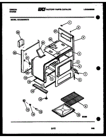 07 - Body Parts parts for Frigidaire Range CGC4M4WSTE from AppliancePartsPros.com