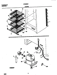 04 - System parts for Frigidaire Freezer GFU09M2HW1 from AppliancePartsPros.com