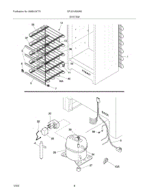 07 - System parts for Gibson Freezer GFU21M3AW5 from AppliancePartsPros.com