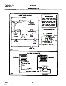 05 - Wiring Diagram parts for Frigidaire Freezer GFU21M4AW5 from AppliancePartsPros.com
