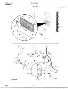 06 - System parts for Frigidaire Freezer GFU14F3HW3 from AppliancePartsPros.com