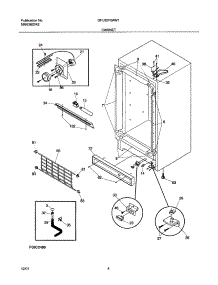 05 - Cabinet parts for Gibson Freezer GFU20F5AW1 from AppliancePartsPros.com