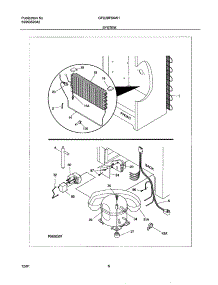 07 - System parts for Gibson Freezer GFU20F5AW1 from AppliancePartsPros.com