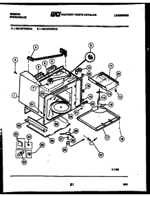 05 - Body Parts parts for Frigidaire Microwave OM13P4NWHA from AppliancePartsPros.com