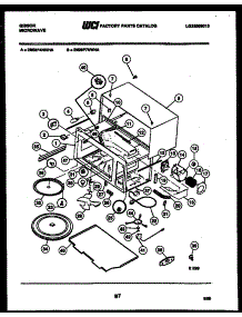 04 - Body Parts parts for Frigidaire Microwave OM08P4NWHA from AppliancePartsPros.com