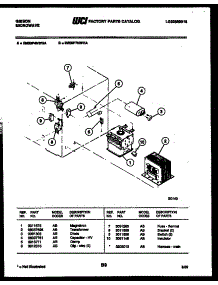 05 - Electrical Parts parts for Frigidaire Microwave OM08P4NWHA from AppliancePartsPros.com