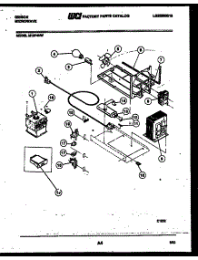 04 - Motor And Electrical Parts parts for Frigidaire Microwave M13P4NW from AppliancePartsPros.com