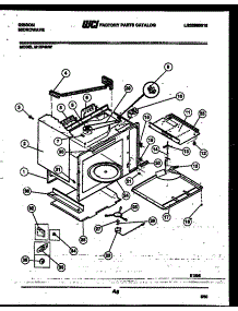 05 - Body Parts parts for Frigidaire Microwave M13P4NW from AppliancePartsPros.com