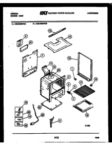 07 - Body Parts parts for Frigidaire Range CGC4M6WXB from AppliancePartsPros.com