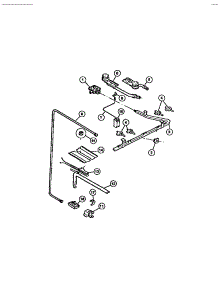 06 - Burners parts for Frigidaire Range CGC4M6DXG from AppliancePartsPros.com