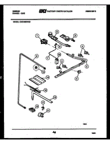 06 - Burner Parts parts for Frigidaire Range CGC4M6WXE from AppliancePartsPros.com