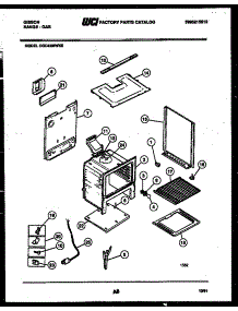 07 - Body Parts parts for Frigidaire Range CGC4M6WXE from AppliancePartsPros.com