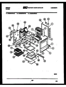 07 - Body Parts parts for Frigidaire Range CGC4S7WUTC from AppliancePartsPros.com