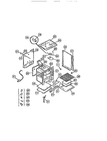 06 - Body parts for Frigidaire Range CGC4S8DXF from AppliancePartsPros.com