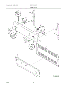 03 - Backguard parts for Gibson Range CGEF310GSA from AppliancePartsPros.com