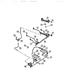 05 - Burners parts for Frigidaire Range CGC4S8DXE from AppliancePartsPros.com