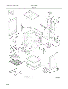 05 - Body parts for Gibson Range CGEF310GSA from AppliancePartsPros.com