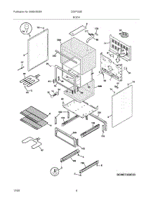 05 - Body parts for Gibson Range CGEF322ES1 from AppliancePartsPros.com