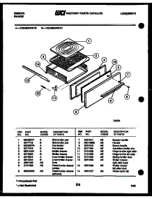 05 - Broiler Drawer Parts parts for Frigidaire Range CGD2M4WSTC from AppliancePartsPros.com