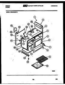 07 - Body Parts parts for Frigidaire Range CGC4C5WSTD from AppliancePartsPros.com