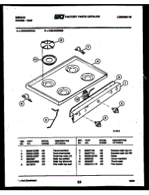 03 - Cooktop Parts parts for Frigidaire Range CGC4C6WXA from AppliancePartsPros.com