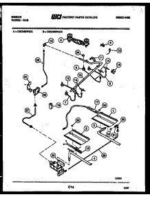 05 - Burner Parts parts for Frigidaire Range CGC4S8WXC from AppliancePartsPros.com