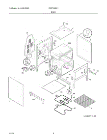 05 - Body parts for Gibson Range CGEF309ES1 from AppliancePartsPros.com