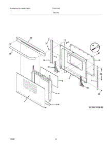 09 - Door parts for Gibson Range CGEF322ES4 from AppliancePartsPros.com