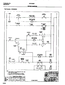 06 - Wiring Diagram parts for Frigidaire Range GEF350SBDA from AppliancePartsPros.com