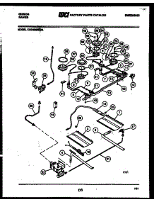 05 - Burner And Broiler Parts parts for Frigidaire Range CGC4S9DXA from AppliancePartsPros.com