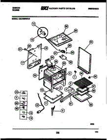 06 - Body Parts parts for Frigidaire Range CGC4S9DXA from AppliancePartsPros.com