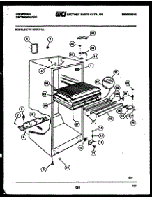 03 - Cabinet Parts parts for Frigidaire Refrigerator CTN110DKL1 from AppliancePartsPros.com