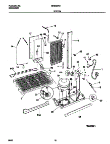 07 - System parts for Frigidaire Refrigerator GRS20ZRHD7 from AppliancePartsPros.com
