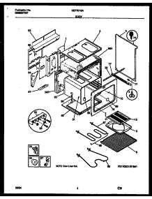 03 - Body parts for Frigidaire Range GEF301SADA from AppliancePartsPros.com